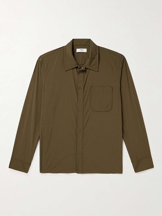 Dark green casual shirt from Theory