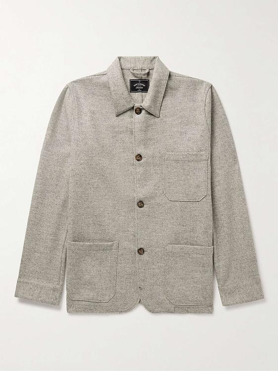 Grey overshirt from Portuguese Flannel