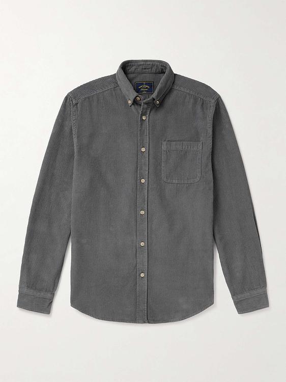 Dark grey casual shirt from Portuguese Flannel