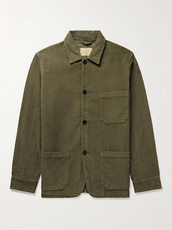 Dark green overshirt from Portuguese Flannel
