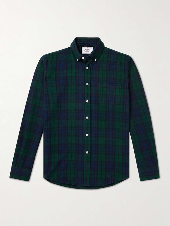 Checkered black casual shirt from Portuguese Flannel