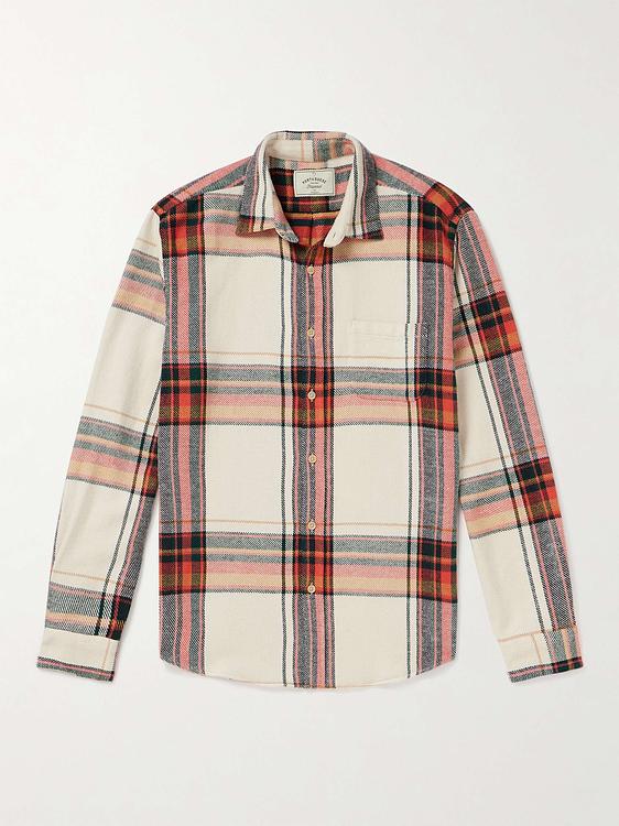 Checkered white casual shirt from Portuguese Flannel