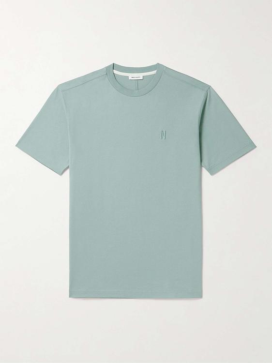 Teal t-shirt from Norse Projects