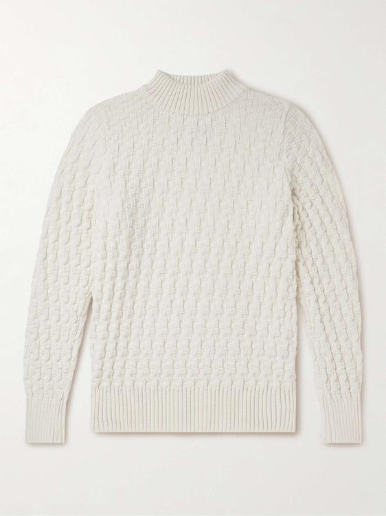 White turtleneck from S.N.S. Herning
