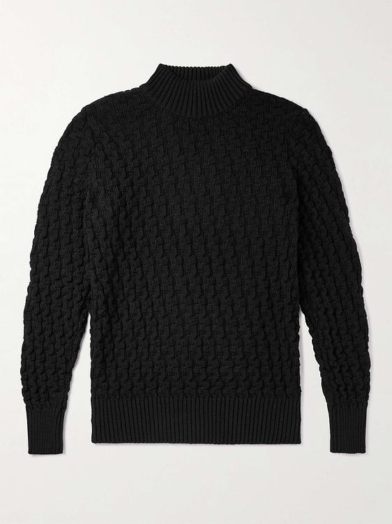 Black turtleneck from S.N.S. Herning