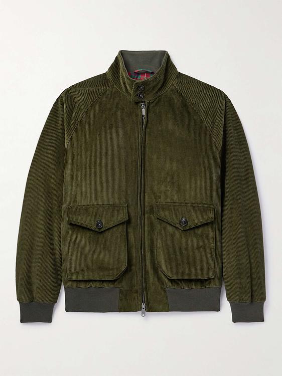 Dark green casual jacket from Baracuta