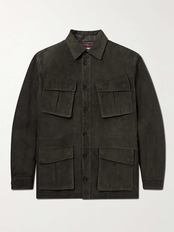 Dark green casual jacket from Baracuta