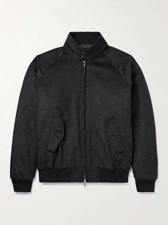 Black casual jacket from Baracuta