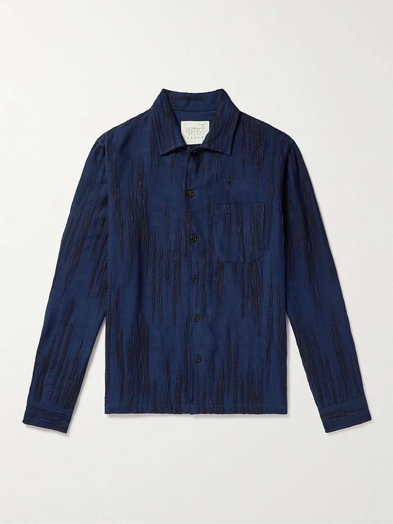 Dark blue casual shirt from Kardo