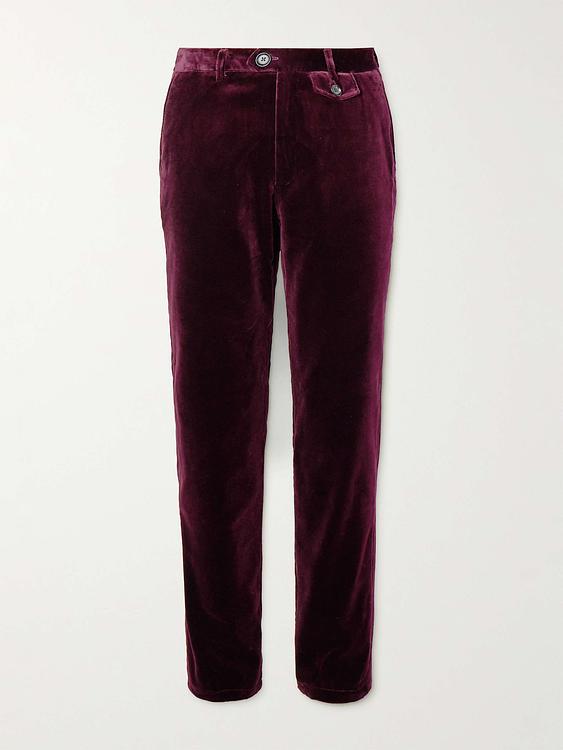 Dark brown suit trousers from Oliver Spencer