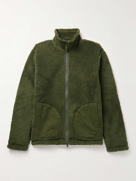 Dark green fleece jacket from Hartford