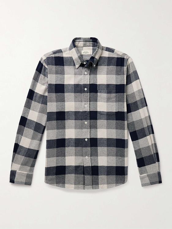Checkered grey casual shirt from Hartford