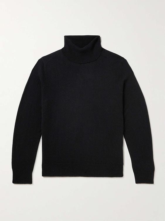Black turtleneck from Allude