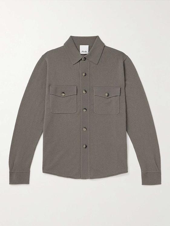 Grey overshirt from Allude