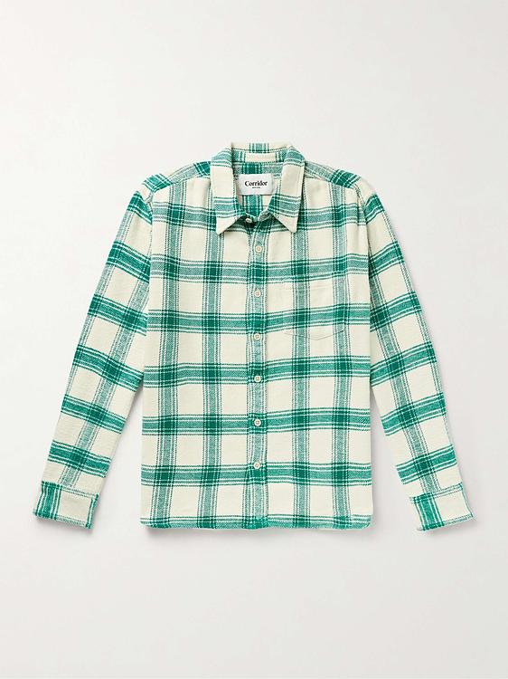 Checkered white casual shirt from Corridor