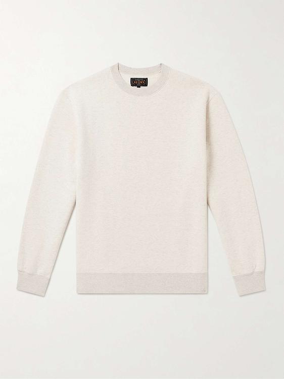White sweatshirt from Beams Plus