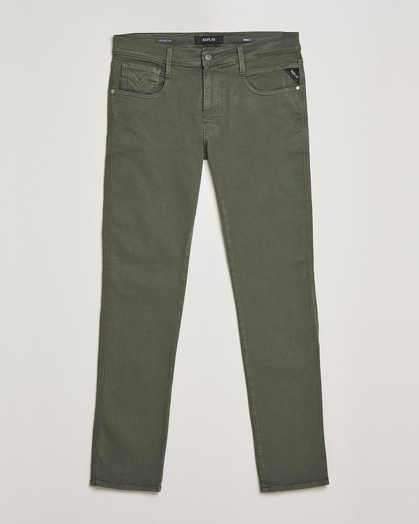 Dark green casual trousers from Replay