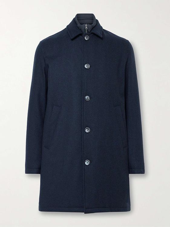 Black coat from Herno