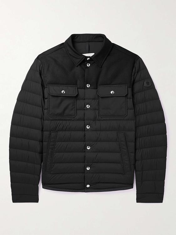 Black down jacket from Moncler