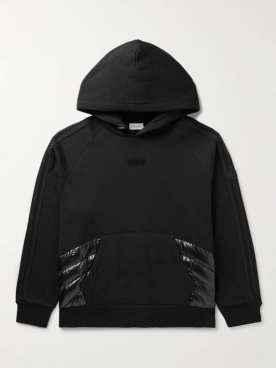 Black hooded sweatshirt from Moncler Genius