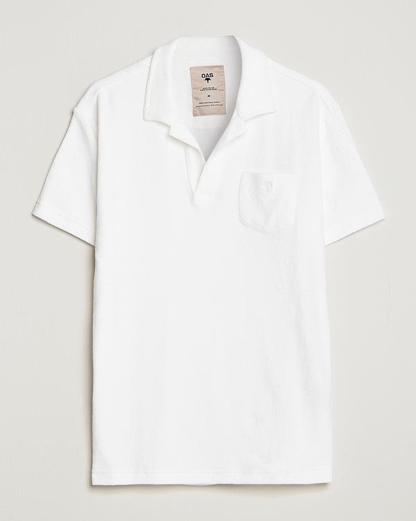 White short sleeve polo shirt from Oas
