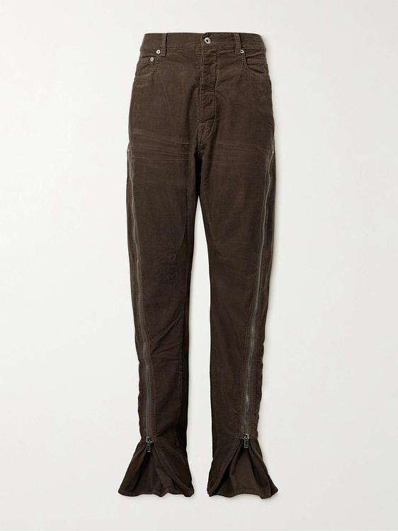 Dark brown chinos from Drkshdw By Rick Owens