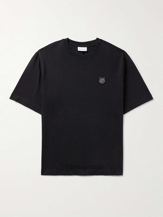 Black t-shirt from Maison Kitsuné