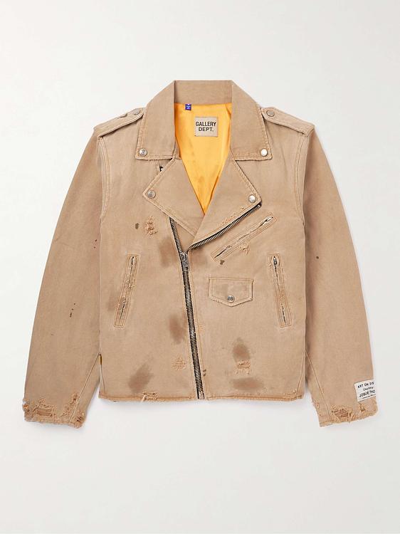 Taupe casual jacket from Gallery Dept.