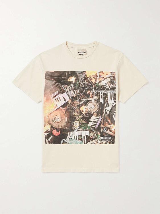 Print white t-shirt from Gallery Dept.