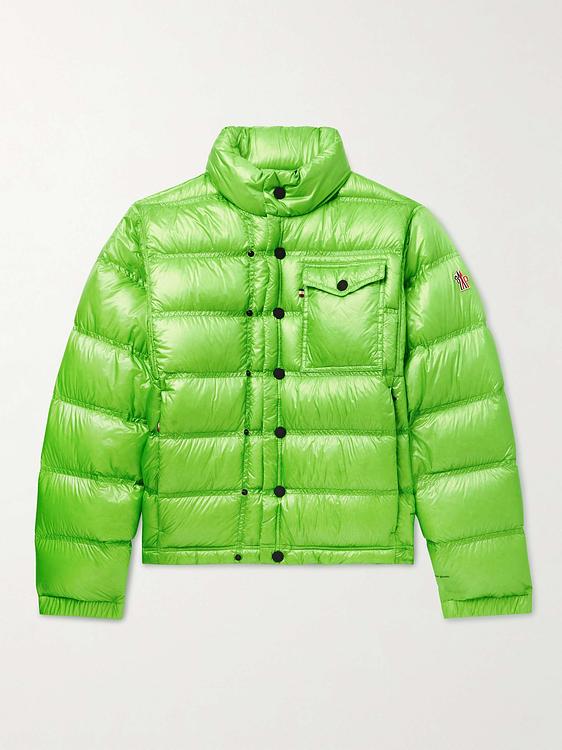 Light green down jacket from Moncler Grenoble