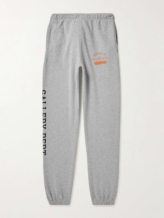 Print grey sweatpants from Gallery Dept.
