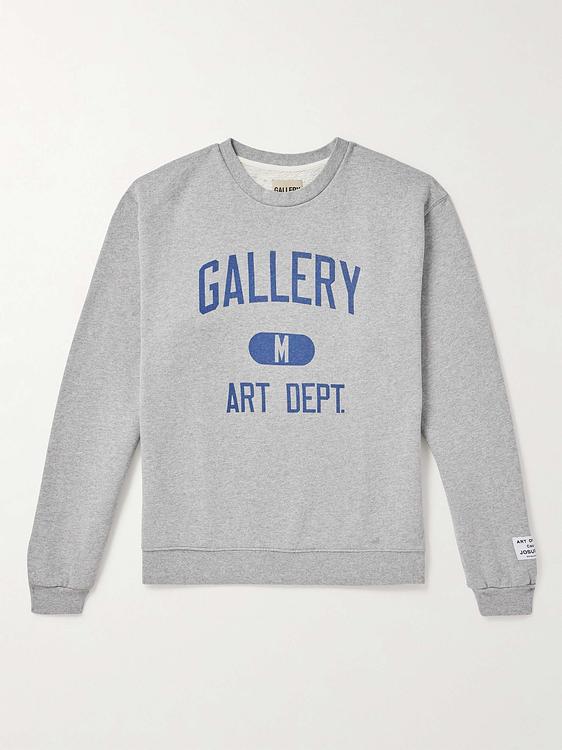Print grey sweatshirt from Gallery Dept.