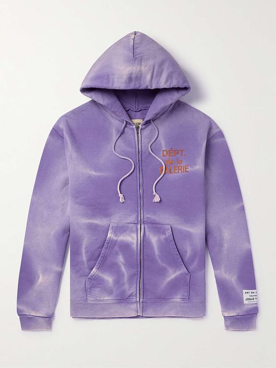 Light purple hooded sweatshirt from Gallery Dept.