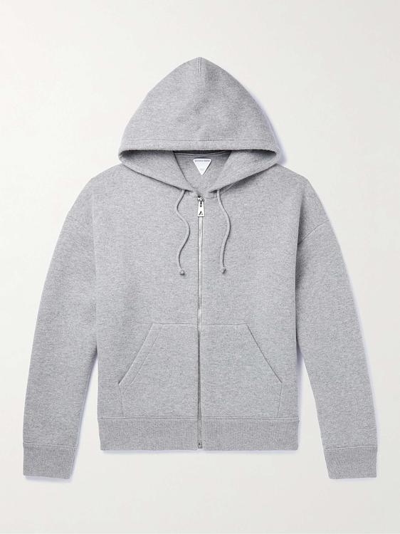 Grey hooded sweatshirt from Bottega Veneta