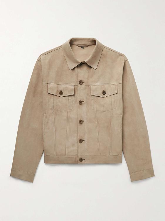Taupe casual jacket from Giorgio Armani