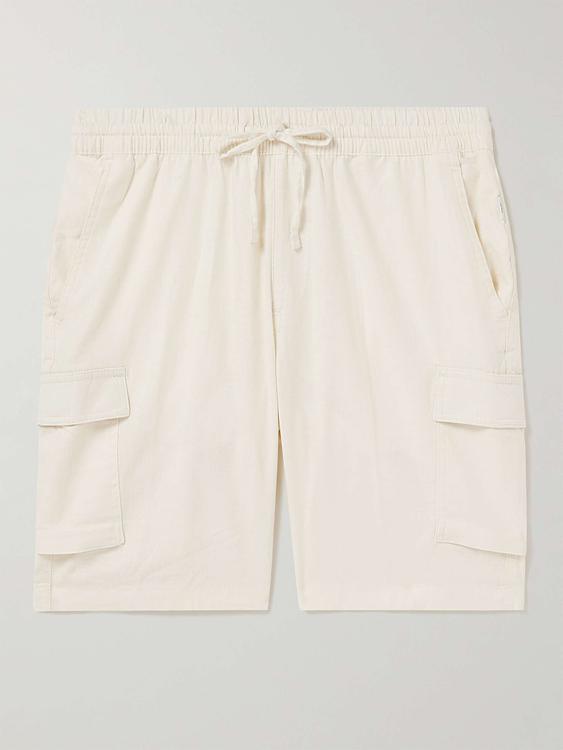 White cargo shorts from Onia
