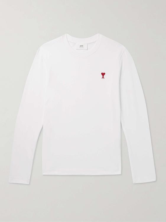 White long sleeve t-shirt from Ami Paris