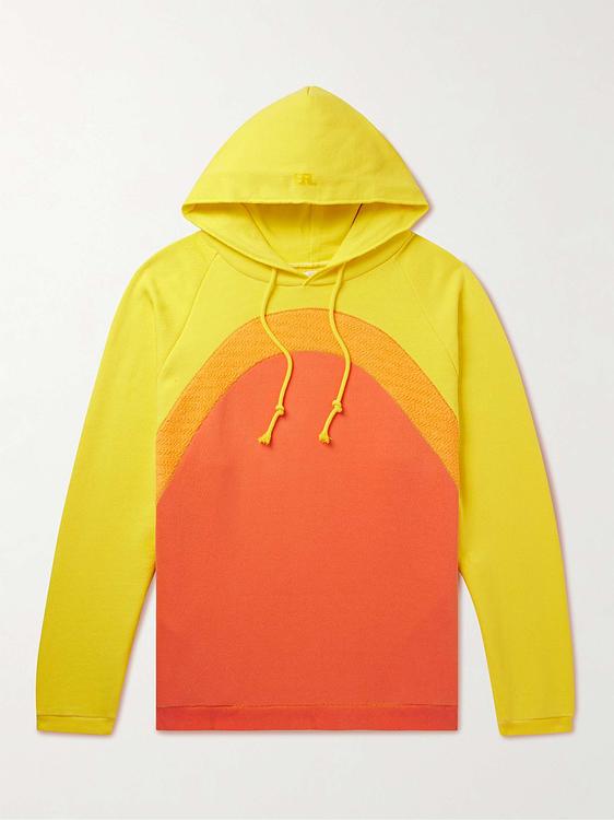 Yellow hooded sweatshirt from RRL