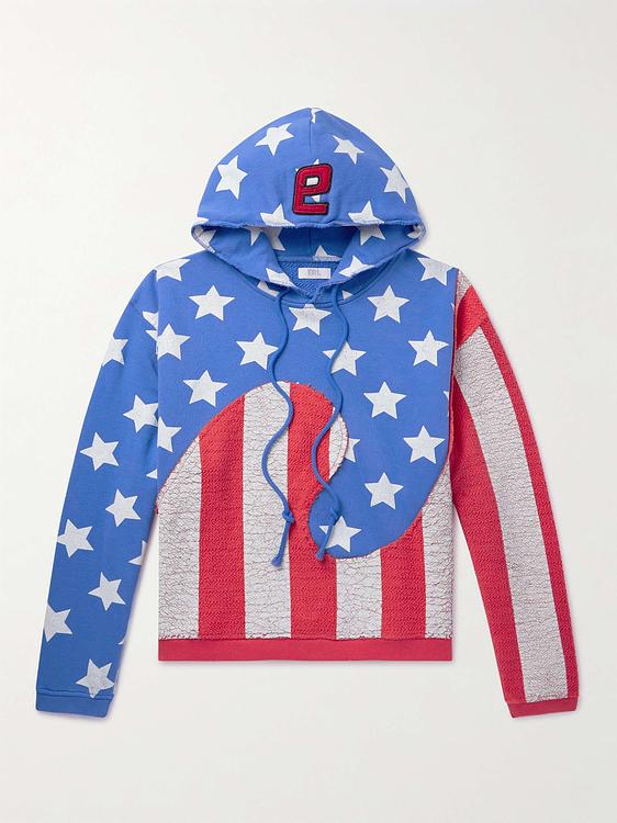 Print multicolor hooded sweatshirt from RRL