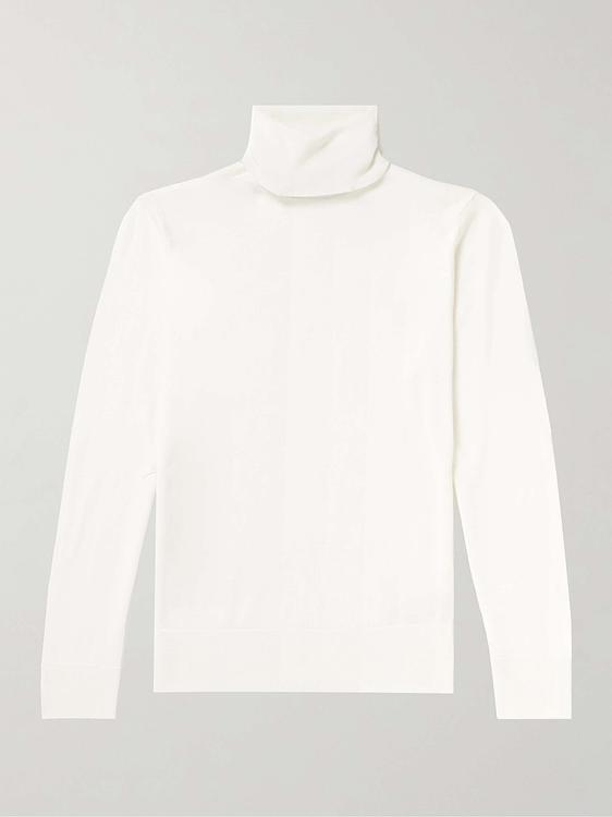 White turtleneck from Mr P.