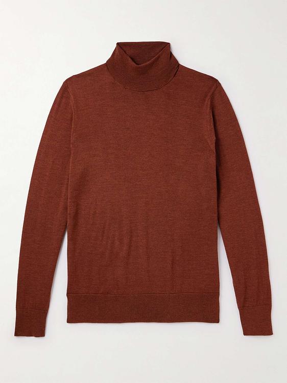 Brown turtleneck from Mr P.