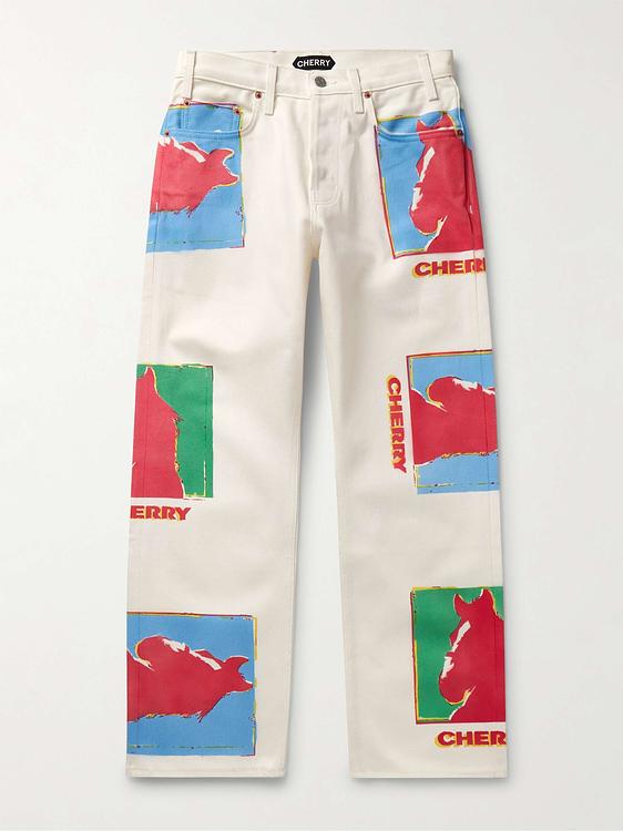 White jeans from Cherry Los Angeles