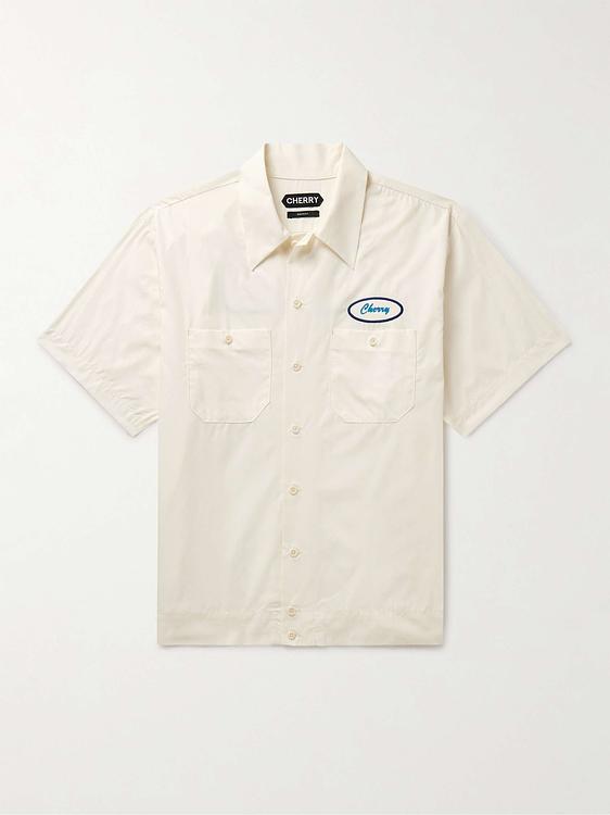 White short sleeve shirt from Cherry Los Angeles