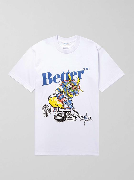 Print white t-shirt from Better Gift Shop
