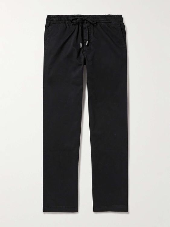 Black drawstring trousers from Mr P.