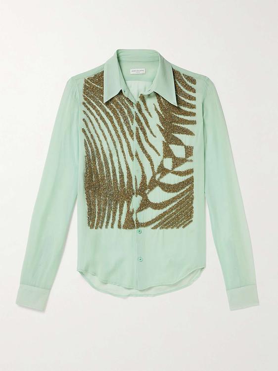 Grey casual shirt from Dries Van Noten