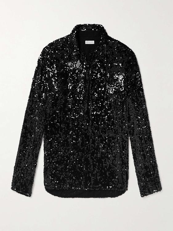 Black casual shirt from Dries Van Noten