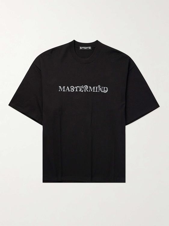 Print black t-shirt from Mastermind World