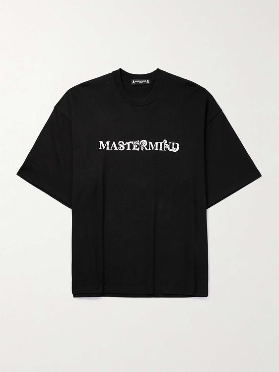 Print black t-shirt from Mastermind World