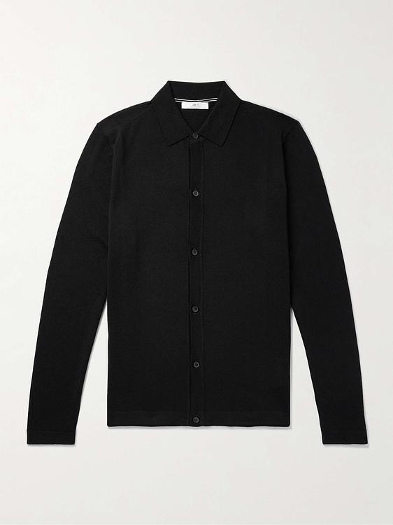 Black cardigan from Mr P.